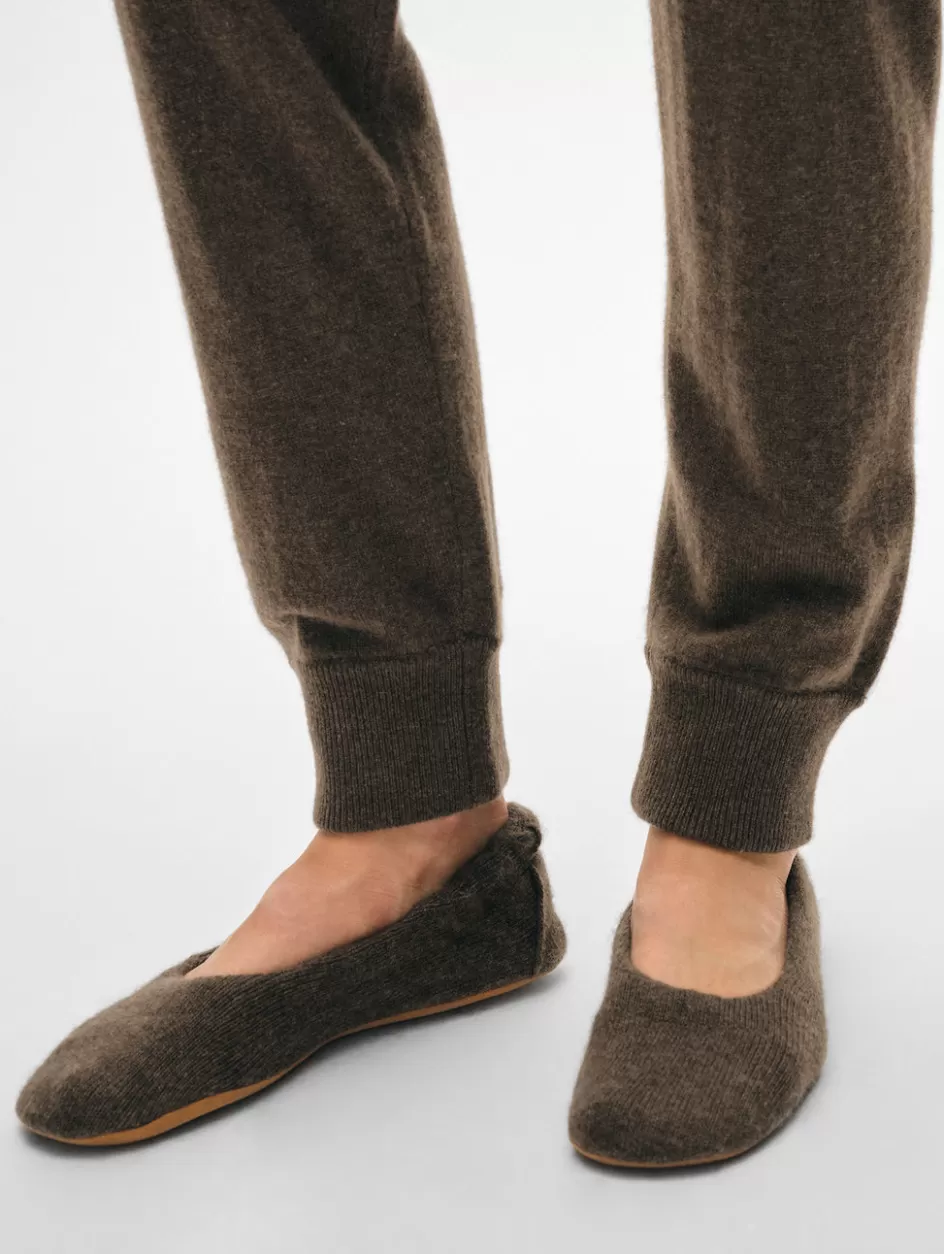 White + Warren Socks + Slippers-cashmere ballet slipper