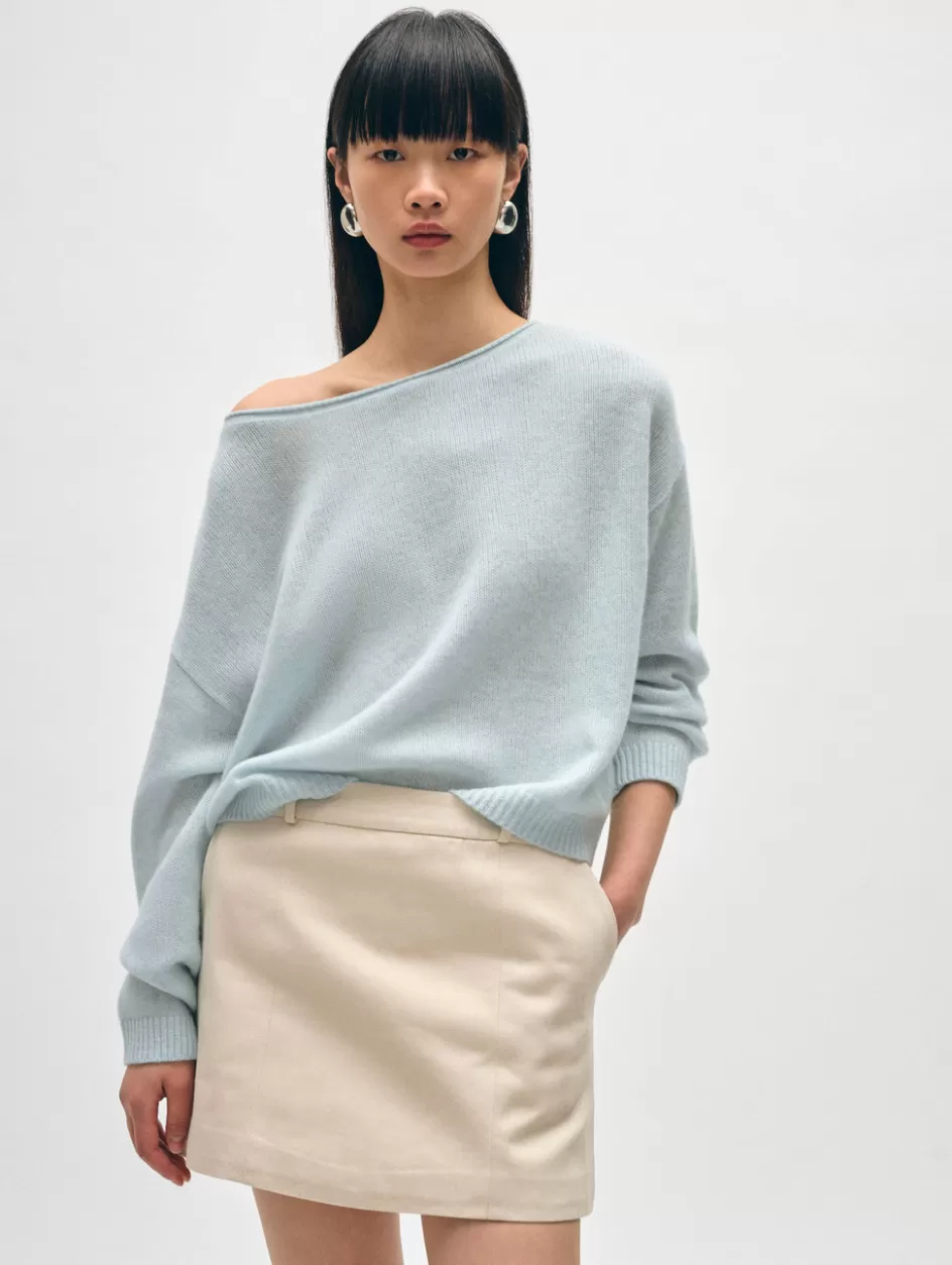 White + Warren Sweaters-cashmere boatneck sweater