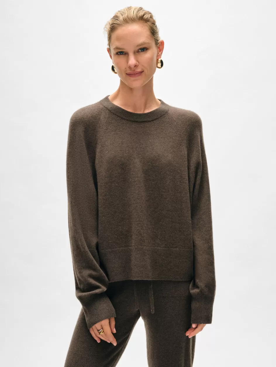 White + Warren Lounge-cashmere easy sweatshirt