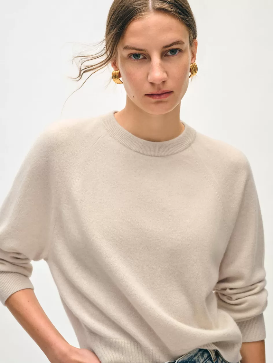 White + Warren Lounge-cashmere easy sweatshirt