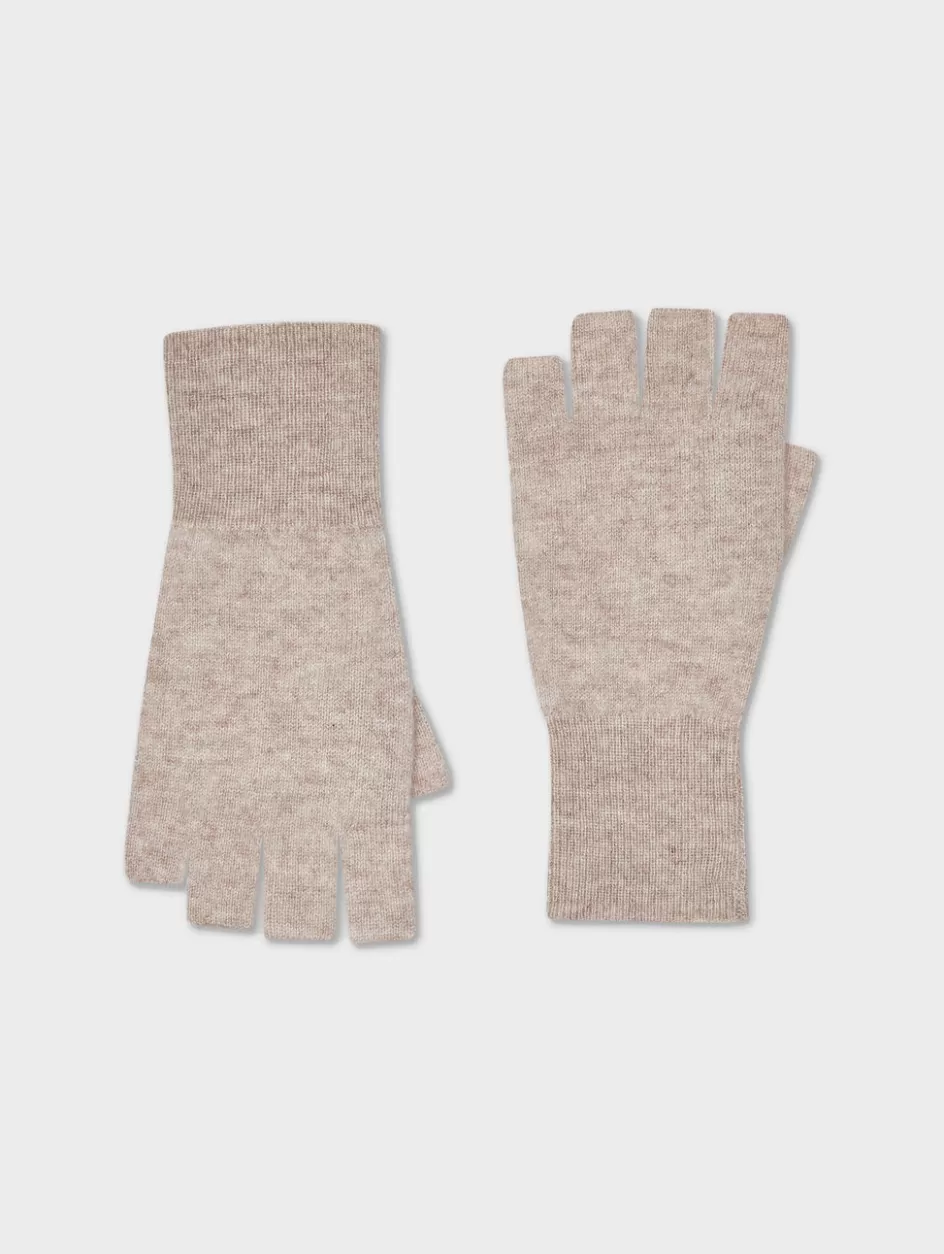 White + Warren Hats + Gloves-cashmere fingerless glove