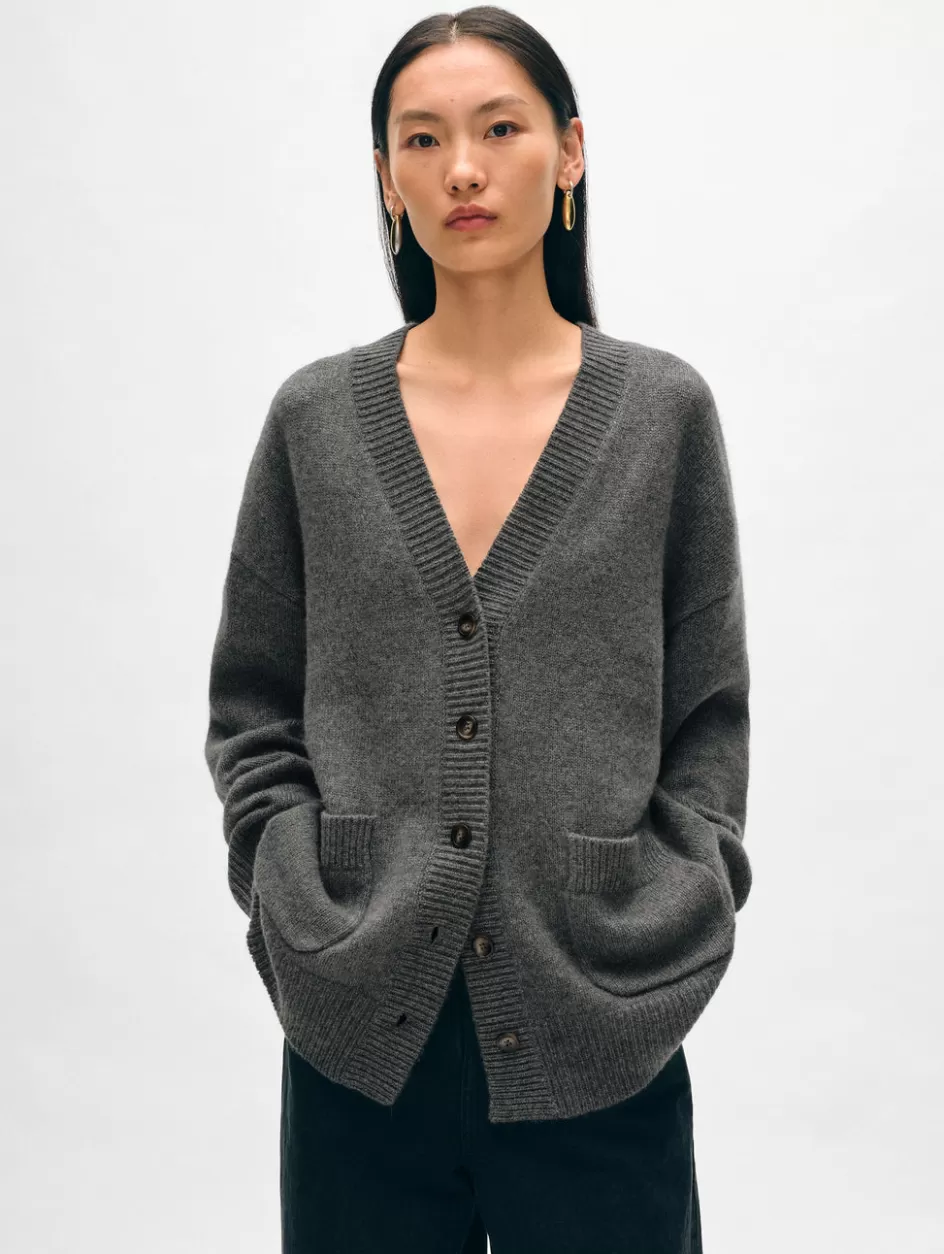 White + Warren Cardigans-cashmere luxe pocket cardigan