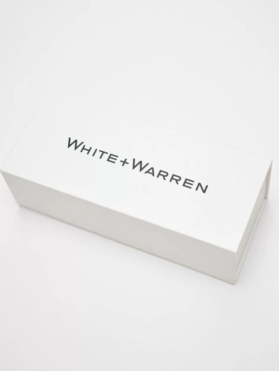 White + Warren Socks + Slippers-cashmere ribbed sock pack